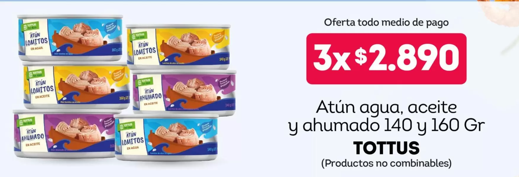 Tottus - Atun Agua, Aceite Y Ahumado