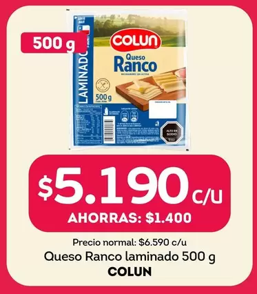 Colun - Queso Ranco Laminado