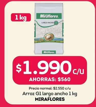 Miraflores - Arroz Gl Largo Ancho