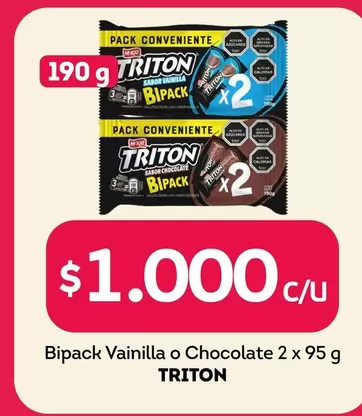Tritón - Bipack Vainilla O Chocolate