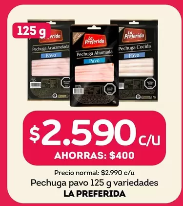 La Preferida - Pechuga Pavo Variedad