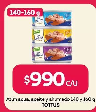 Tottus - atun agua, aceite y ahumado