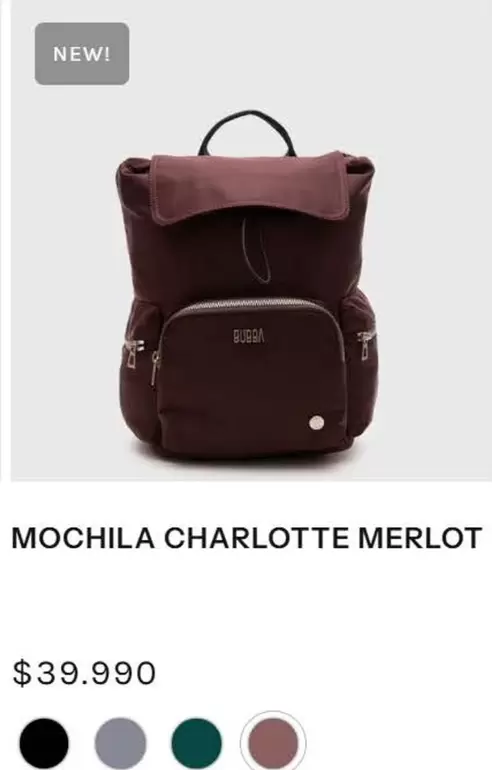 Mochila Charlotte Merlot