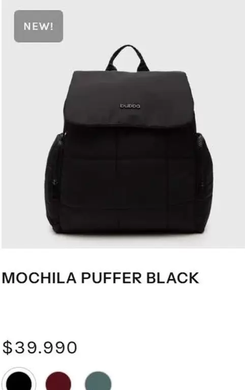 Mochila Puffer Black