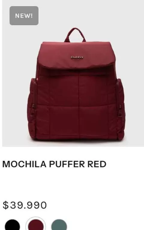 Mochila Puffer Red