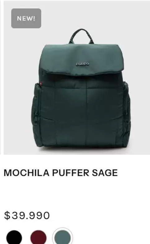 Mochila Puffer Sage