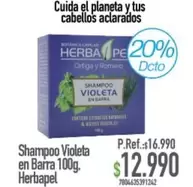 Shampoo Violeta En Barra