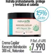 Naturaloe - Crema Capilar Keracyn Hidracion 300 Ml