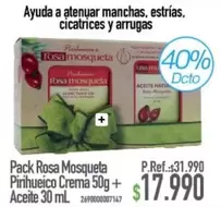 Pack Rosa Mosqueta Crema + Aceite