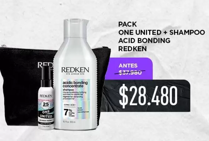 Redken - Pack One United + Shampoo Acid Bonding