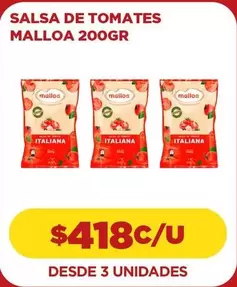 Malloa - Salsa De Tomates