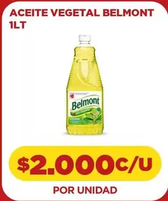 Belmont - Aceite Vegetal