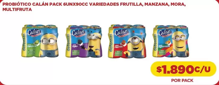 Calán - Probiotico  Pack 6unx90cc