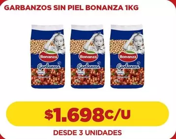 Bonanza - Garbanzos Sin Piel