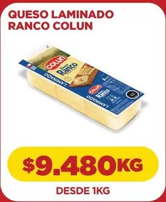 Colun - Queso Laminado