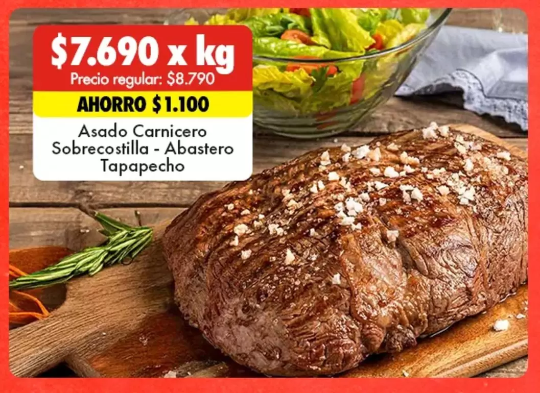 Asado Carnicero Sobrecostilla