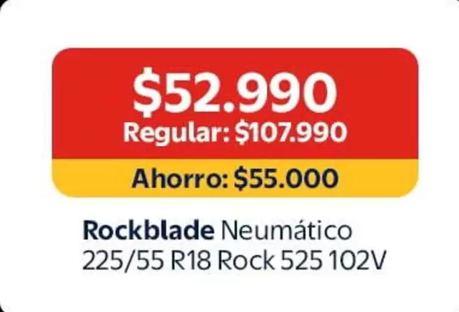 Rockblade Neumático 225/55 R18 Rock 525 102V