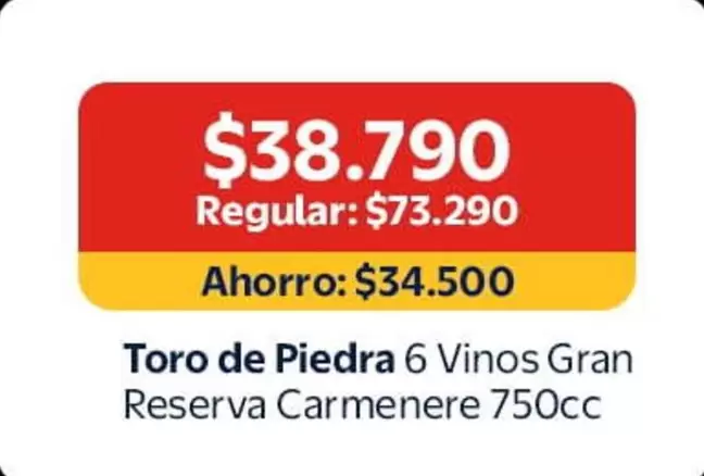 Carmenere - Toro De Piedra 6 Vinos Gran Reserva