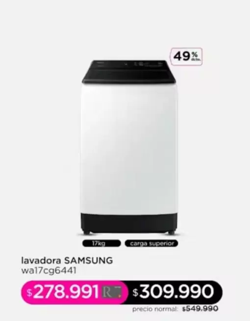 Samsung - Lavadora