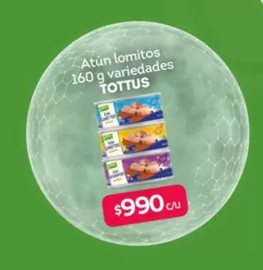 Tottus - Atún Lomitos 160 G Variedades