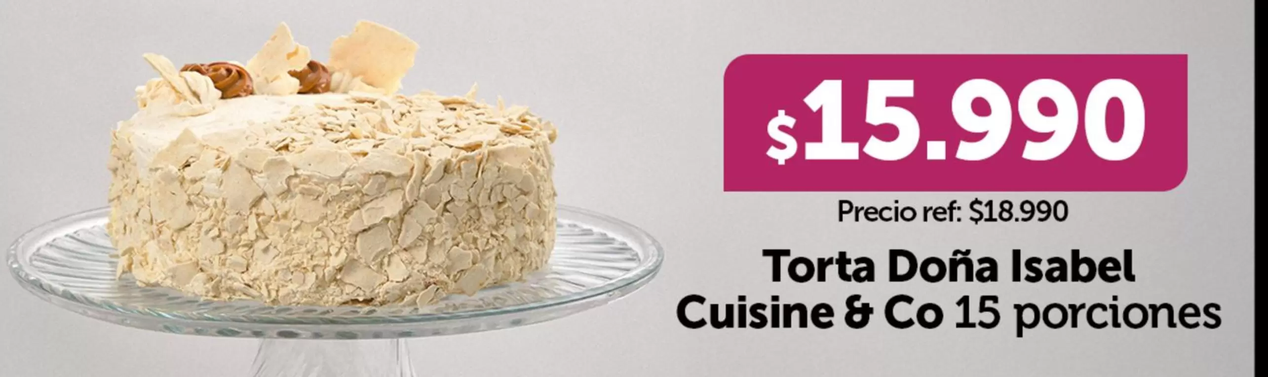 Torta Dona Isabel Cuisine & Co 15 Porciones