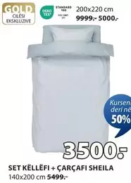 Gold - Set Këlléfi + Carcafi Sheila