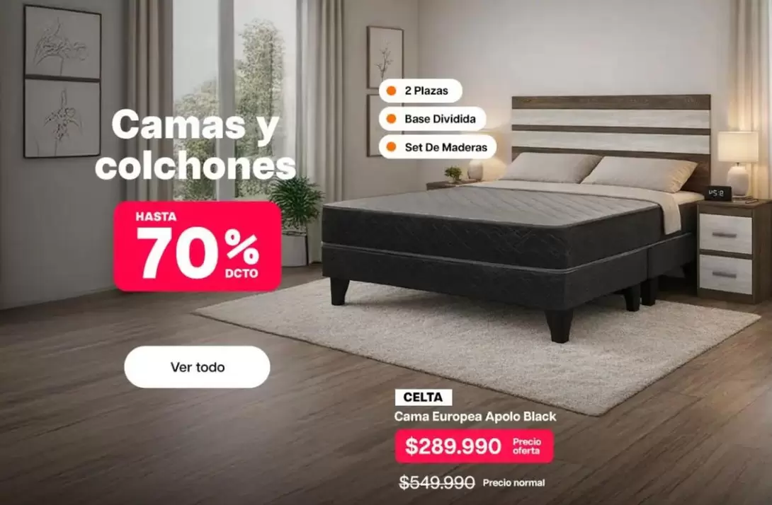 Celta - Cama Eletripade Asole Black