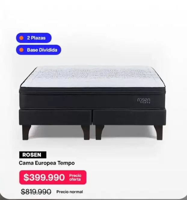 Rosen - Cama Europea Tempo