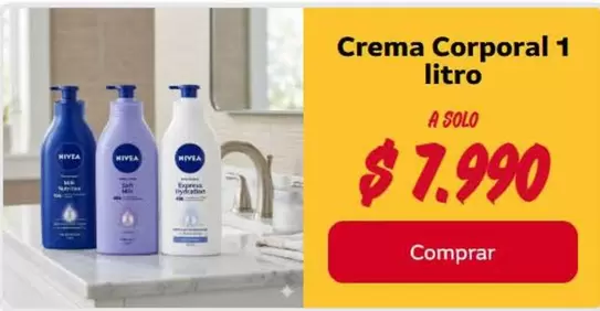 Nivea - Crema Corporal 1 Litro