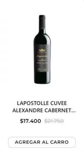 Lapostolle Cuvee Alexandre Cabernet