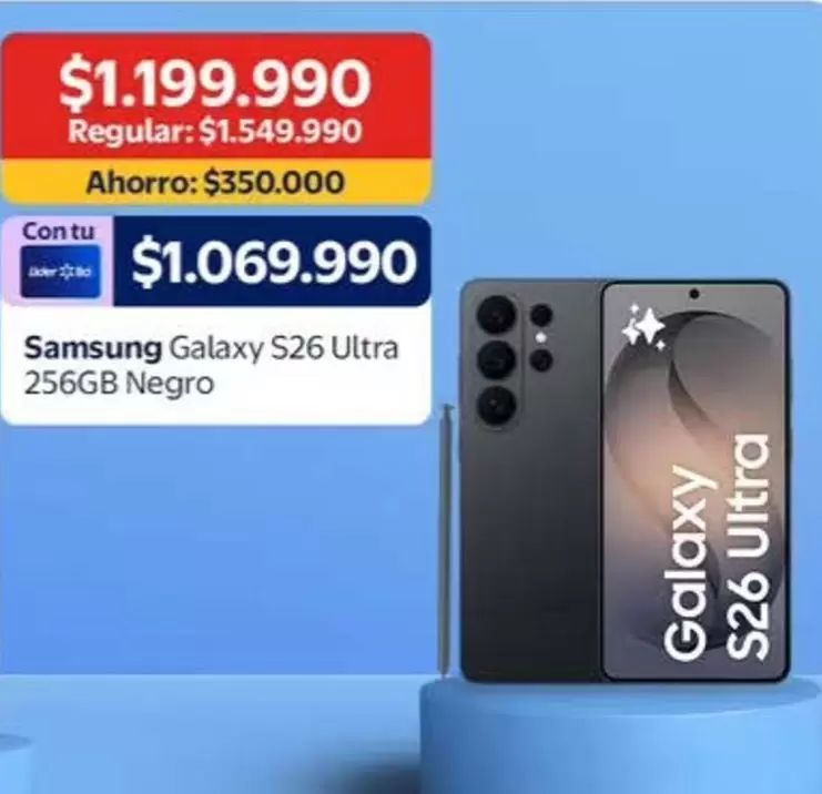 Samsung - Galaxy S26 Ultra 256GB Negro