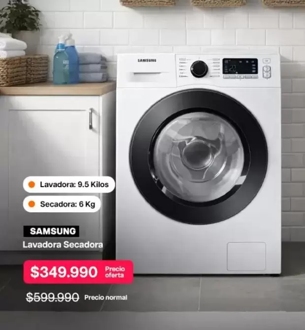 Samsung - Lavadora Secadora