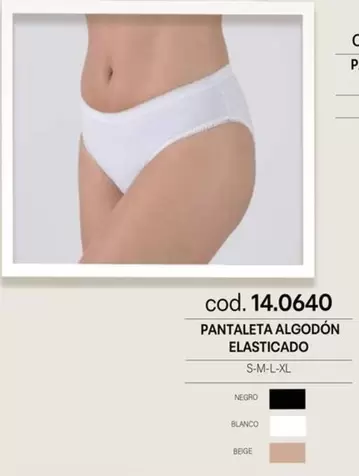 Pantaleta Algodón Elásticado