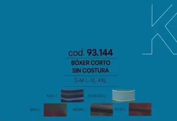 Bóxer Corto Sin Costura