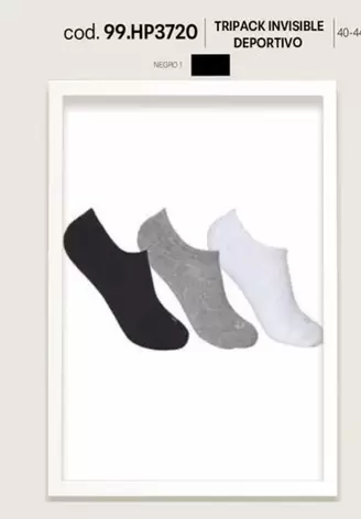 Tripack Invisible Deportivo