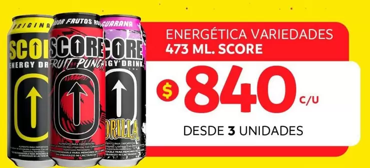 Score - Energética Variedades