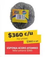 Valor - Esponja Acero Atomiko