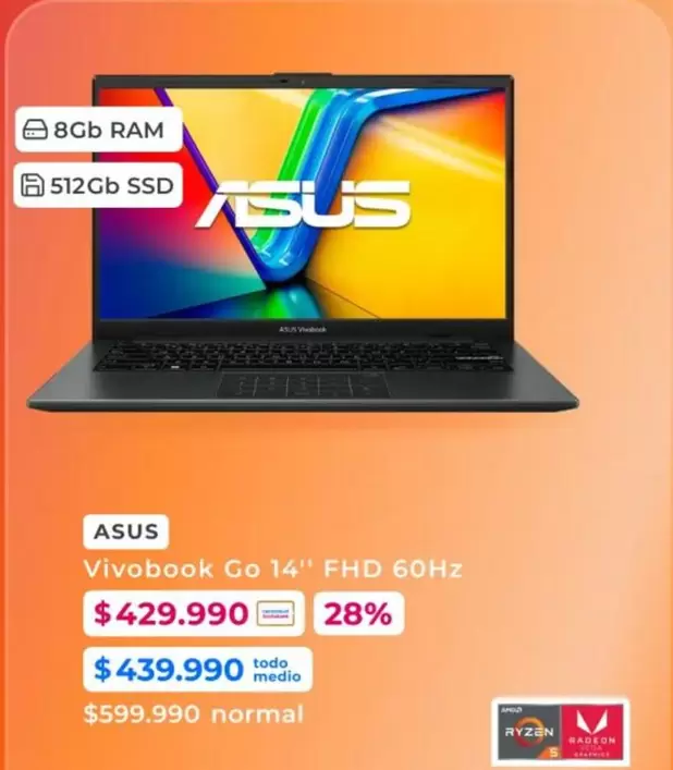Asus - Vivobook 14" FHD 60HZ