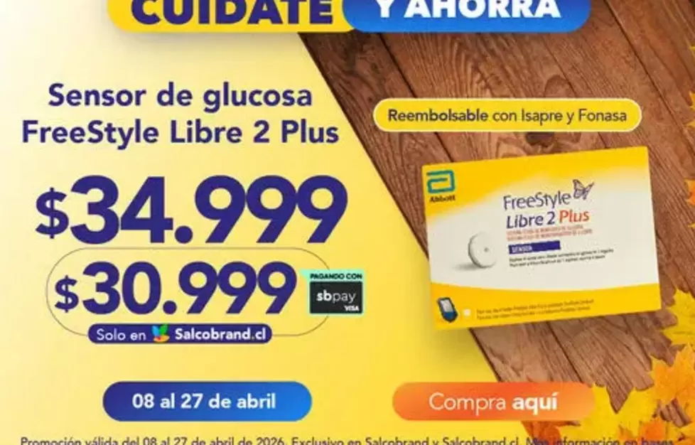 FreeStyle - Sensor De Glucosa Libre 2 Plus