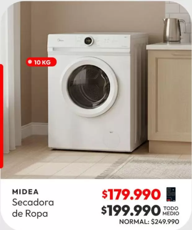 Midea - Secadora De Ropa