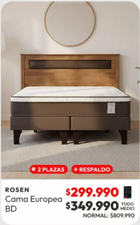 Rosen - Cama Europea Bd