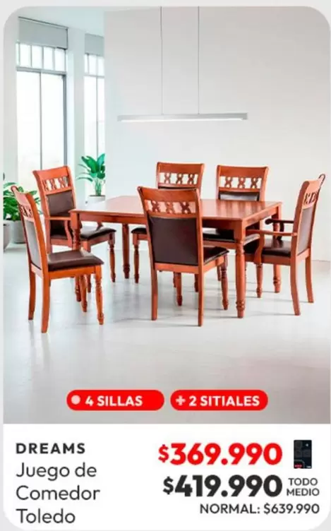 Juego De Comedor Toledo