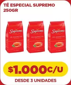 Té Supremo - Te Especial