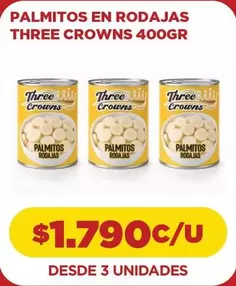 Palmitos En Rodajas