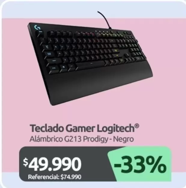 Teclado Gamer Logitech