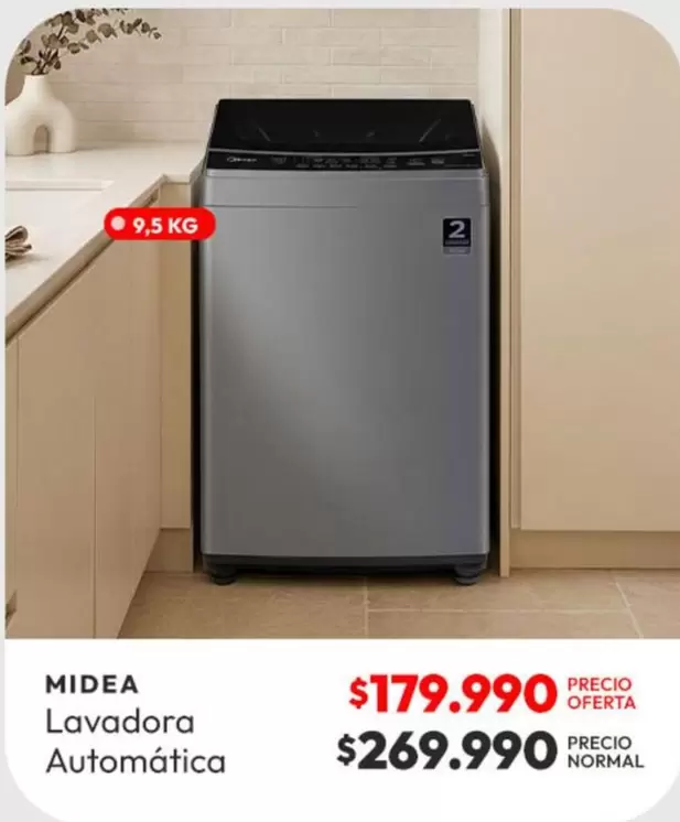 Midea - Lavadora Automatica