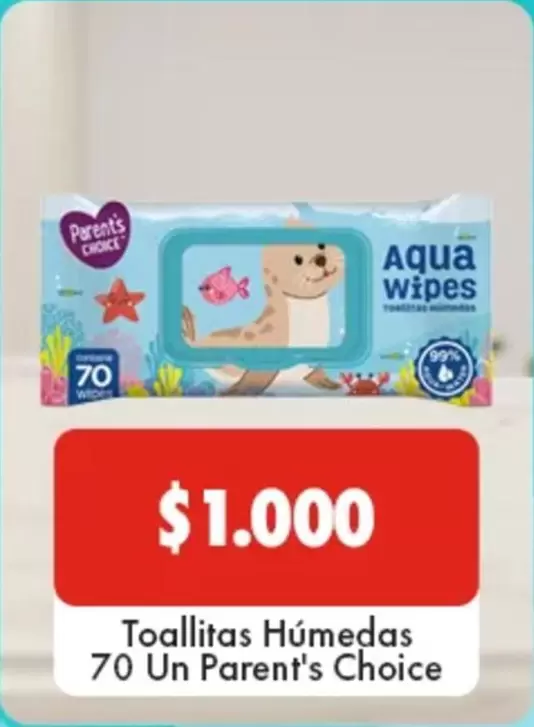Parent's Choice - Toallitas Húmedas 70 Un