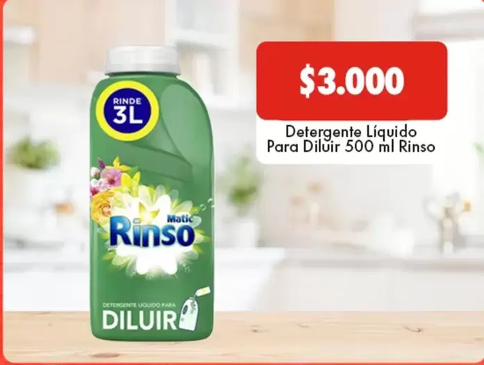 Rinso - Detergente Liquido Para Diluir