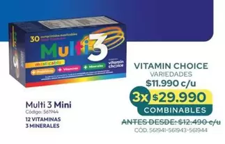 Vitamin Life - Multi 3 Mini