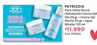 Petrizzio - Pack Hidra Shock Hidratacion Crema Gel